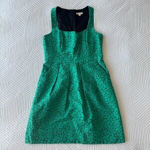 Shoshanna Green Fit-and-Flare Dress, 6
